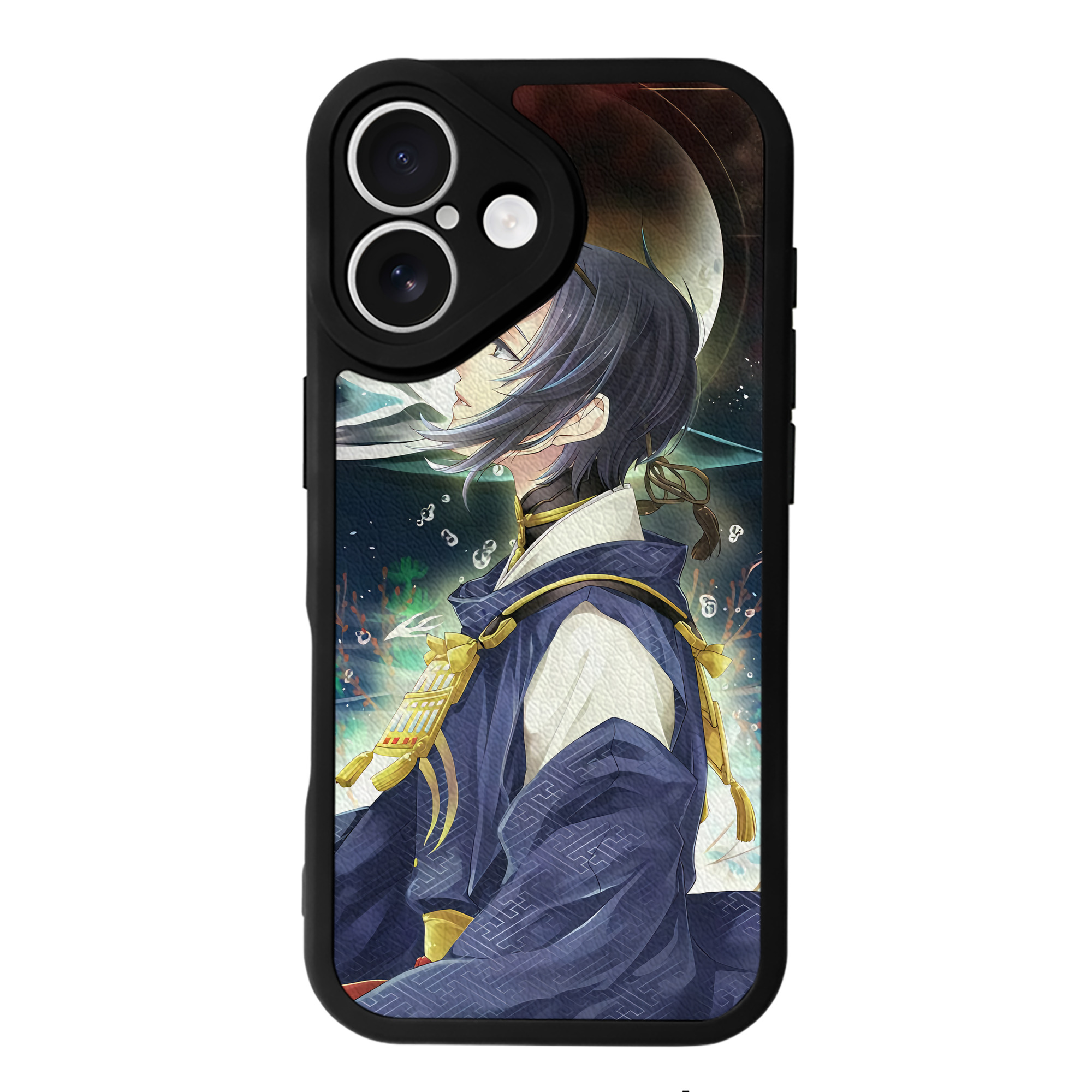 （画像用） 刀剣乱舞 Touken Ranbu 【iPhone 16シリーズ対応】シリコンスマホケース（レザー調） 材質：シリコン